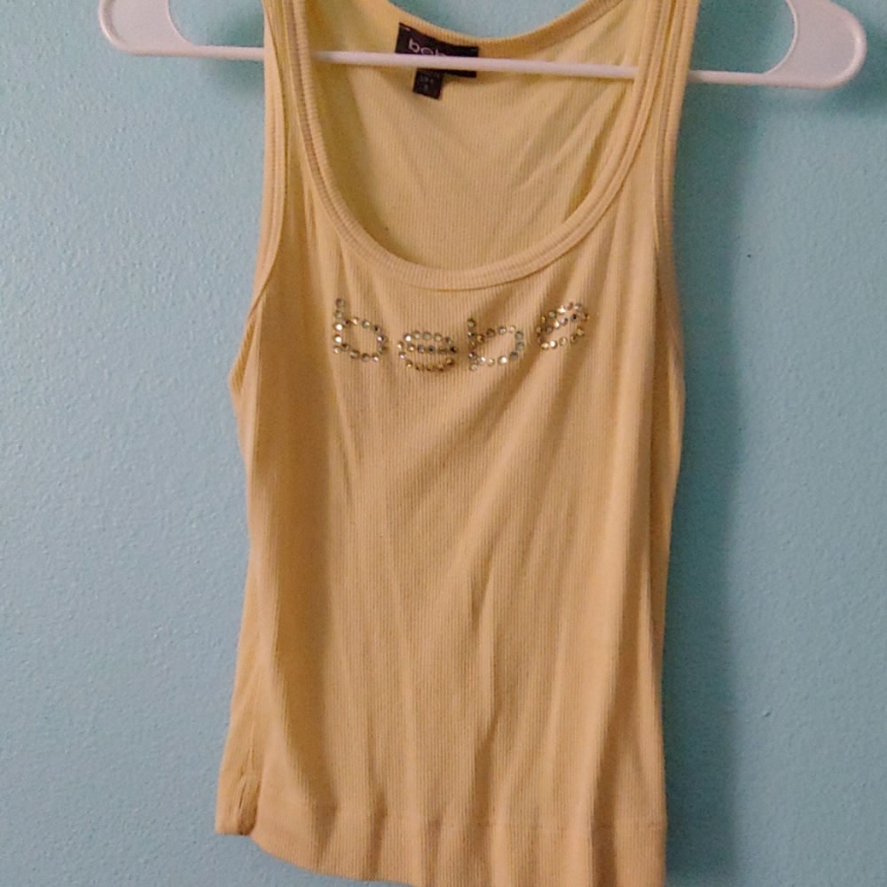 Rhinestone bebe top